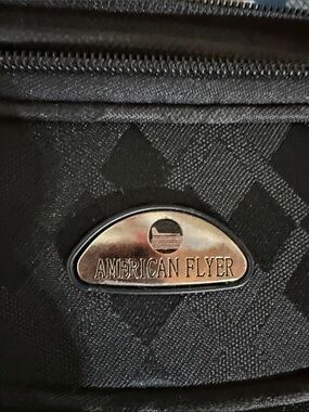 American Flyer Black Travel Duffle - Sleek Carry Bag